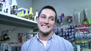 Hungry amateur hot gay gets off