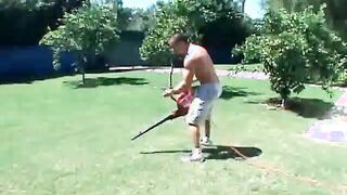 Big breasted Asian nympho Kitty Langdon gives blowjob