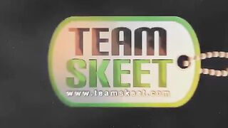 Huge-Busted Chick Deep-Throats Cock & Fucked