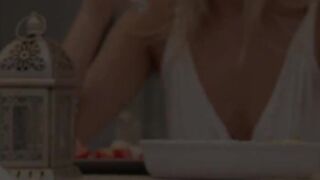 Blonde princess penetrated in the garden