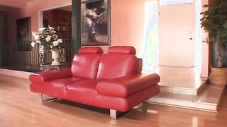 Blonde babe slammed in her mouth & bumhole