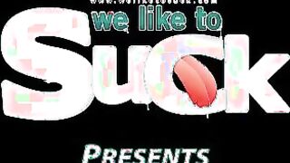 Two cocks for this horny blowjob teen