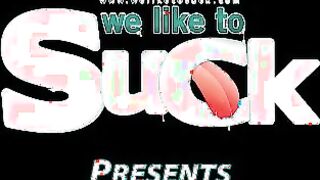 Little caprice licking cock