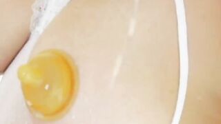 two sexy lesbians with pink toy