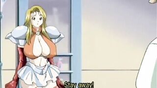 Huge boobs hentai hard drilled all hole by tentacles monster bat