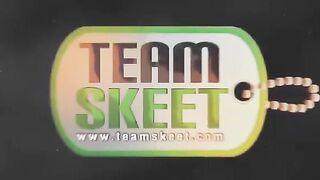 Young Teen Massages Cock & Hammered Whilst Gagged