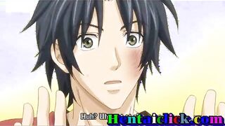 Horny anime gay gets asshole fucked