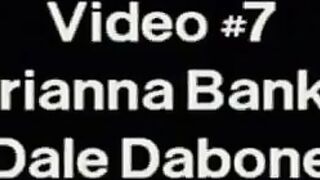 Large-busted blonde girl jams dick in mouth and cunt