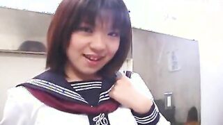 Rino Sayaka pussy stimulation and hot teen fuck!