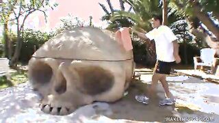 Madison Scott Gags Juicy Stud