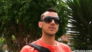 Fiery Latin Chick Offered A Money Put Inside The Avocado Fruit