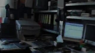 Hot busty blonde chick sucking big fat