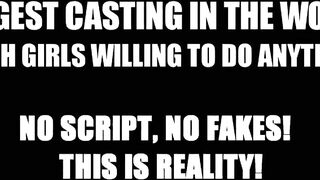 Czech girl blows dick for audition