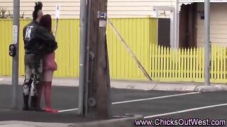 Cute outdoor australian couple