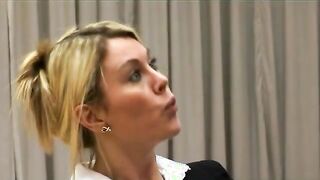 Hot cfnm office femdom sluts