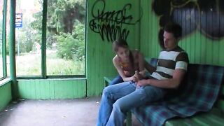 Our first outdoor sex on the bus station