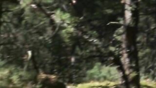 european beauty teasing outside