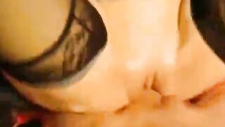 Bukkake gangbang party