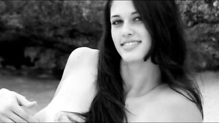 Sand in the hot babes hole