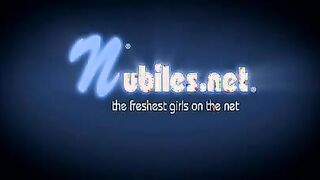 Kinky Brunette Teen Toys Wet Pussy Using Dildo