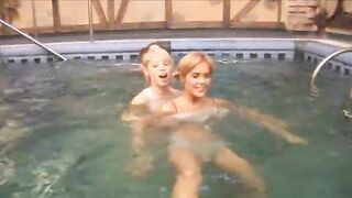 Three vatican teenies in the pool