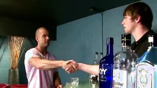 Hot gay pornstar sucks cock