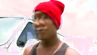 Hungry public gangsta gets cock