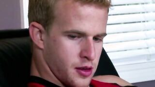 Muscular gay threesome