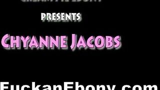 Ebony Pussy Drilled And Filled With Cum