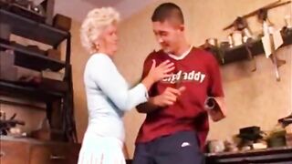 Naughty granny likes anal