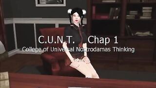 Gitl at school gets hammered 