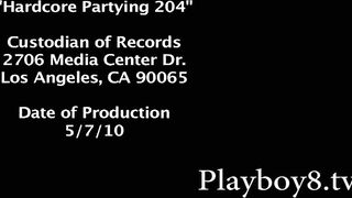 Dude fucks a bunch of drunk teen chicks at a college party