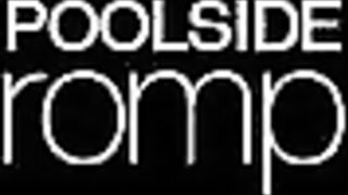 True love sex behind the swimmingpool