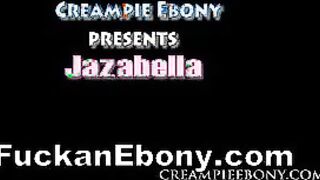 Kinky Ebony Teen Taking Thick Cum In Pussy