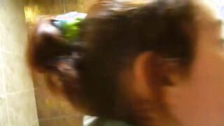 Petite Natasha princess naked at toilet