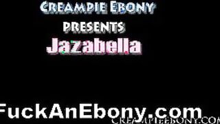 Sexy Ebony Pussy Filled With Jizz