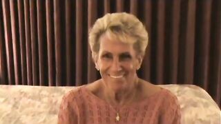 Mature does a GangBang.