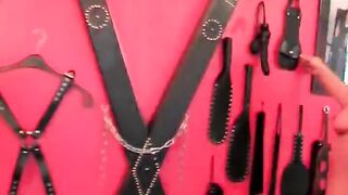 Guy gets his cock bound and sucked