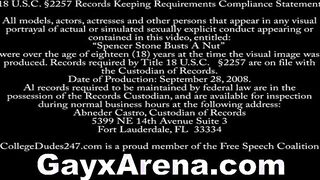 Gay Stud Jerking Off