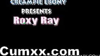 Ebony Sucks Big Cock And Takes Cum