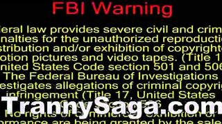 Japanese  Shemale Stroking Big Cock