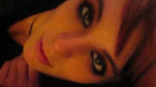 GF deepthroats cock on camera