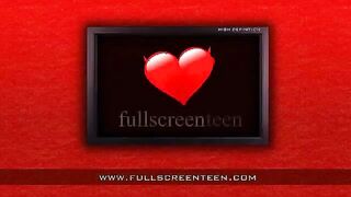 Young teen stripping panties and masturbating