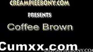 Ebony Titfucking And Pussy Creampie