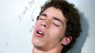 Muscular jock hunk jerk off masturbation cumshot action