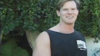 Blonde bitch puts cock down throat & pussy