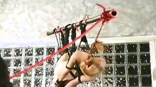 Lonely asian female slave