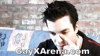 Guy Masturbating And Resting