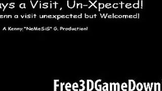 Gorgeous 3d cartoon brunette fucking sucking a big hard cock