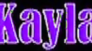 Blonde housewife jams rod in lips and cooter